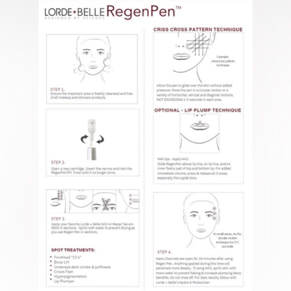 NIB Lorde + Belle Box of WEEKLY CARTRIDGES ONLY for Viral RegenPen MSRP $39 - Picture 5 of 7